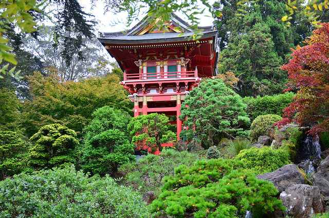 Japanese tea house San Francisco Golden Gate Park