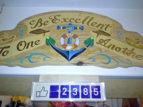Facebook Like Counter for Store Display