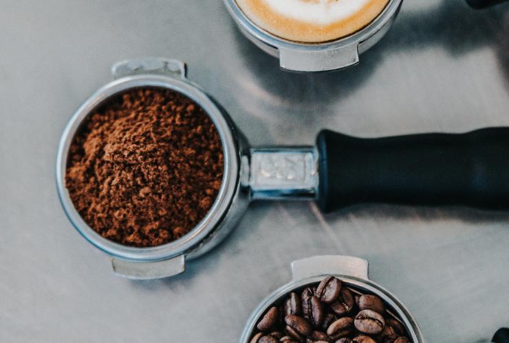 latte, coffee beans, espresso, cafe