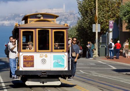 San Francisco's Great Cable Car Chase! | San Francisco Hostels Club